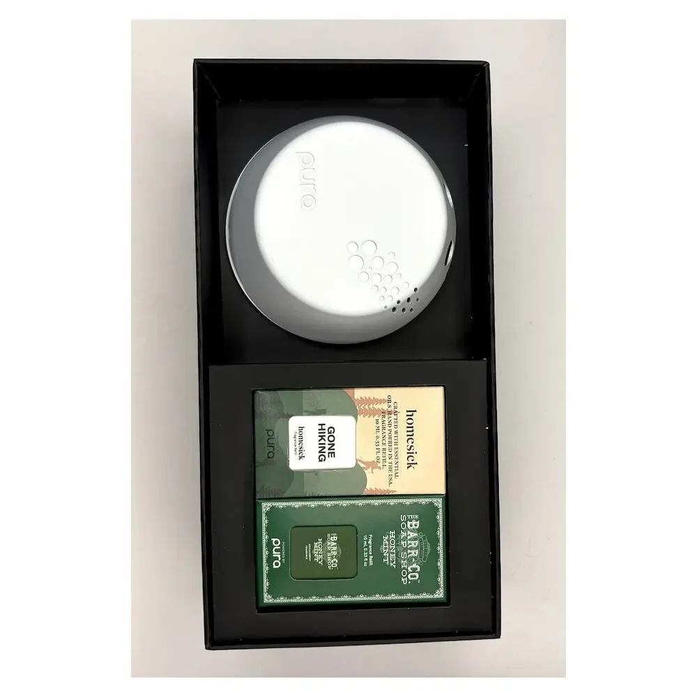 Pura Smart Home Fragrance Diffuser Homesick Gone Hiking 2 Refills Gift Set